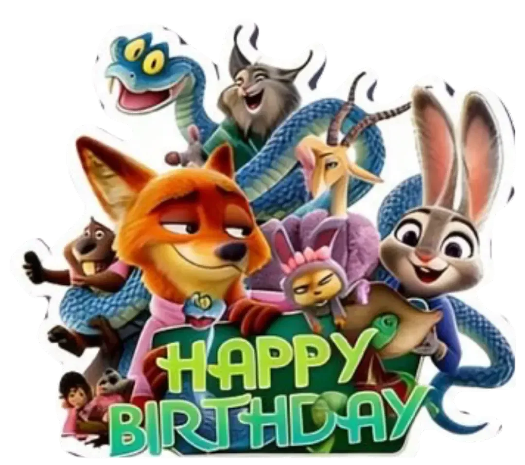 BIRTHDAY ZOOTOPIA BIRTHDAY ZOOTOPIA